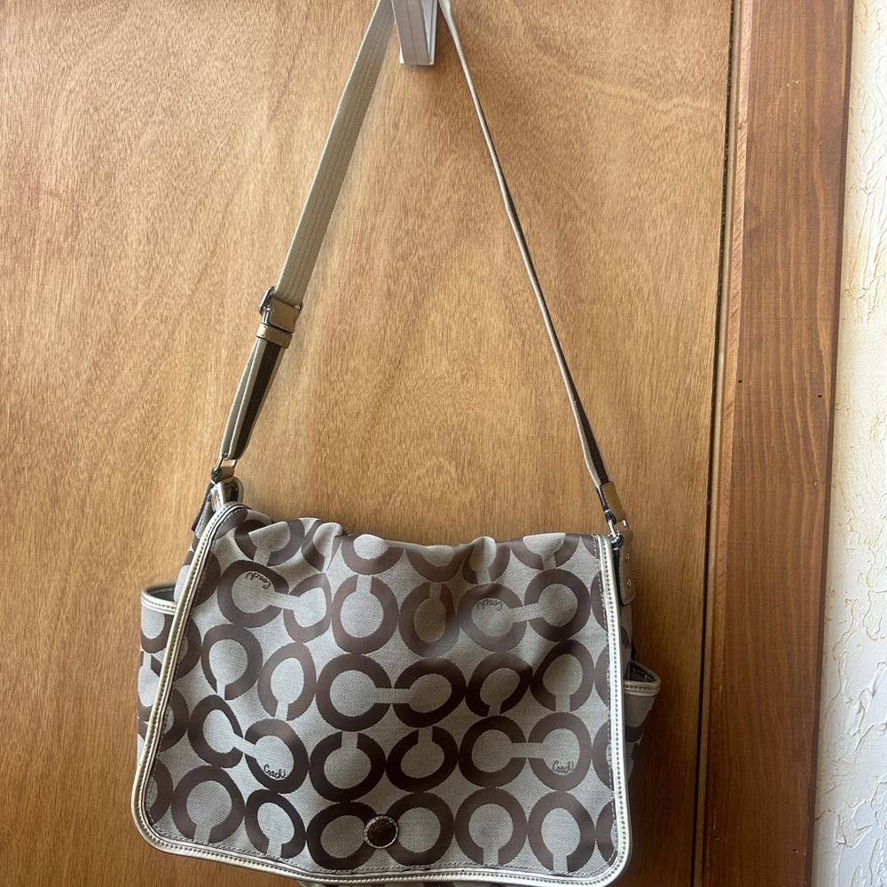 Coach Brown Messenger Bag